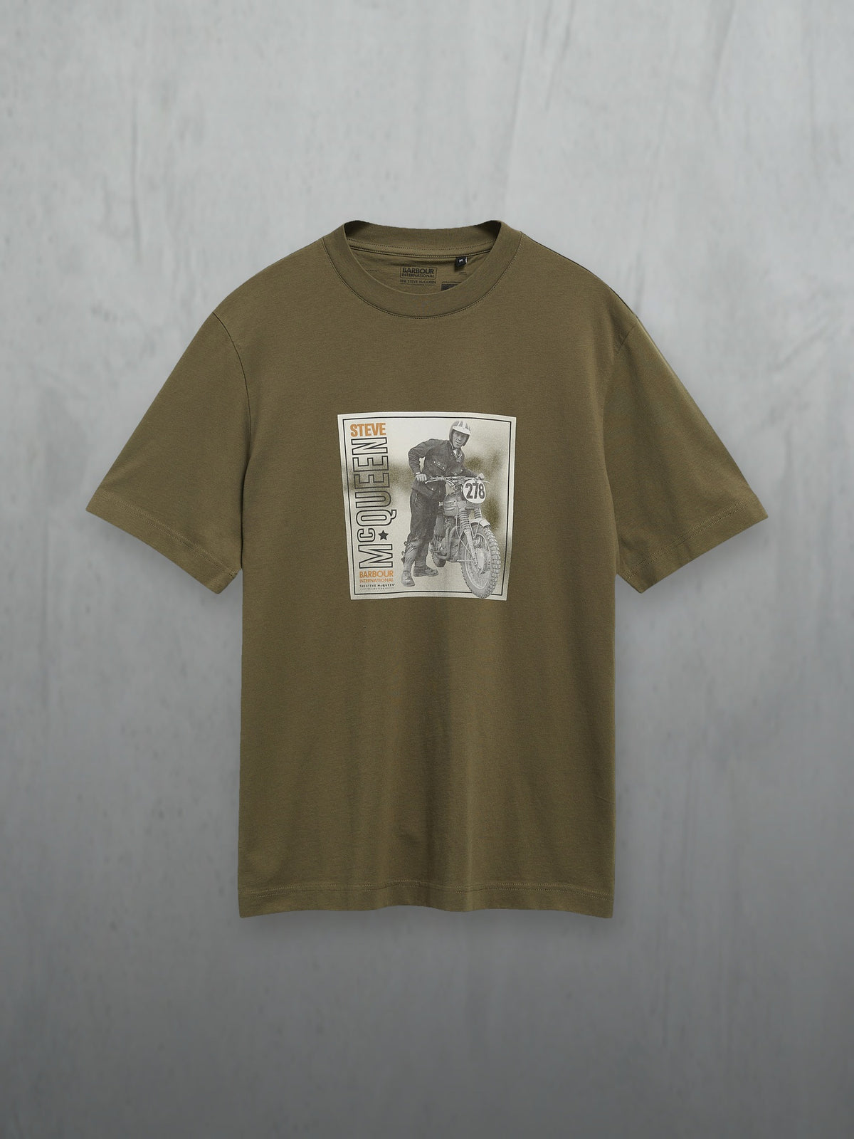 Barbour Smq Brandon Graphic T-Shirt, à plat