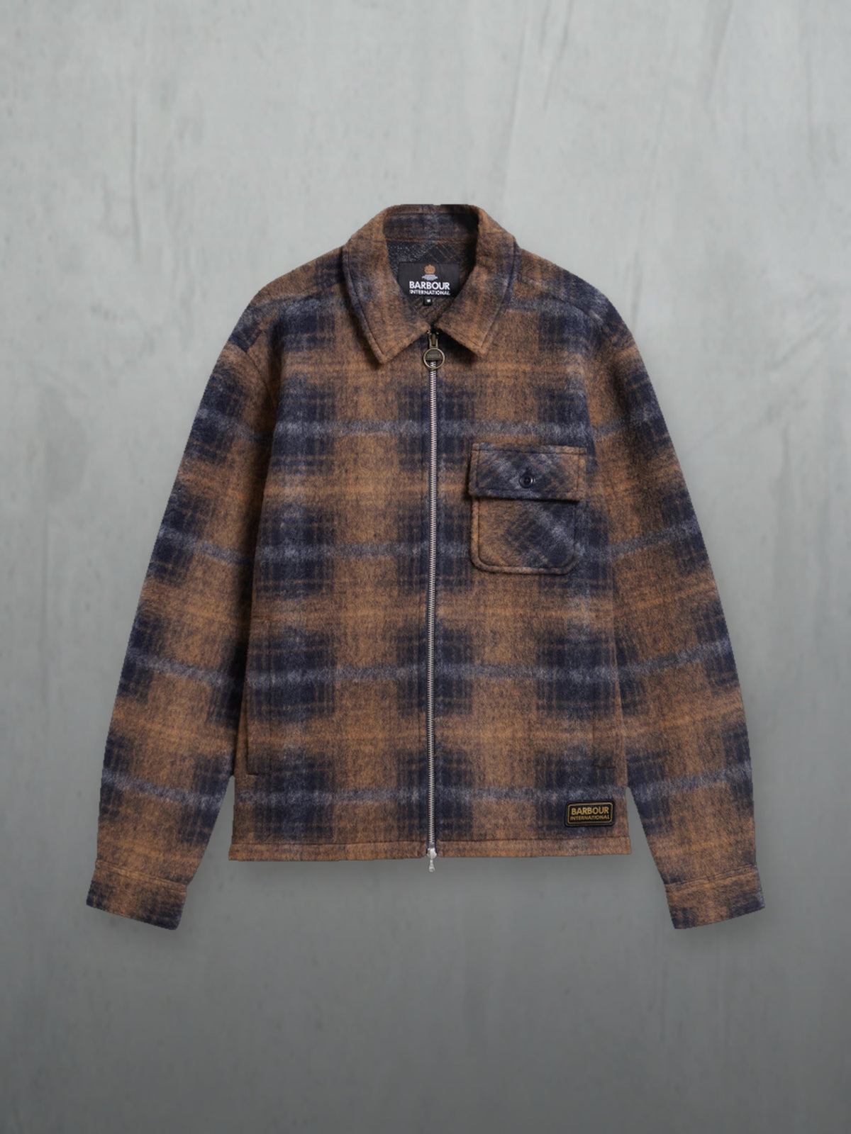 Barbour Oswald Fleece Overshirt, à plat