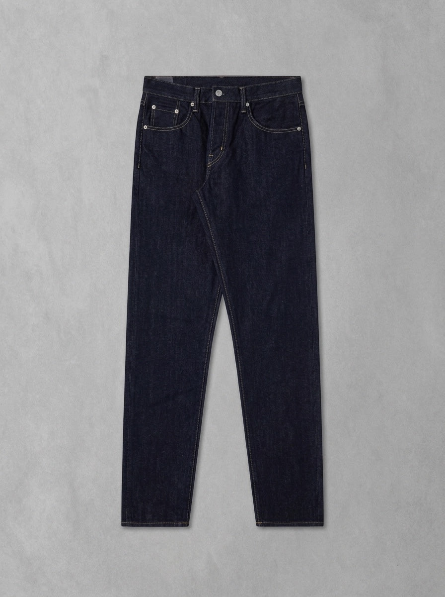Edwin Regular Tapered Jeans à plat, Blue Rinsed