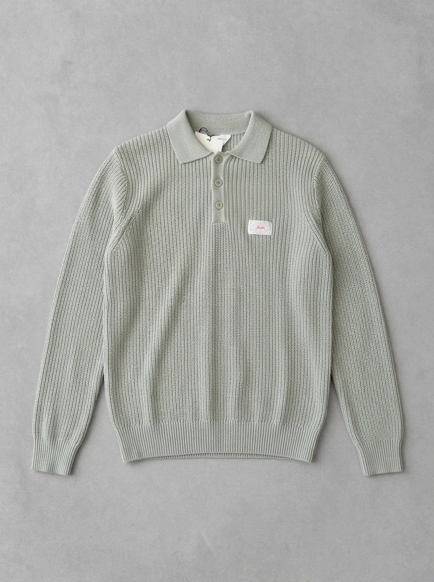 Wooden Mark Sweater à plat, Salvia