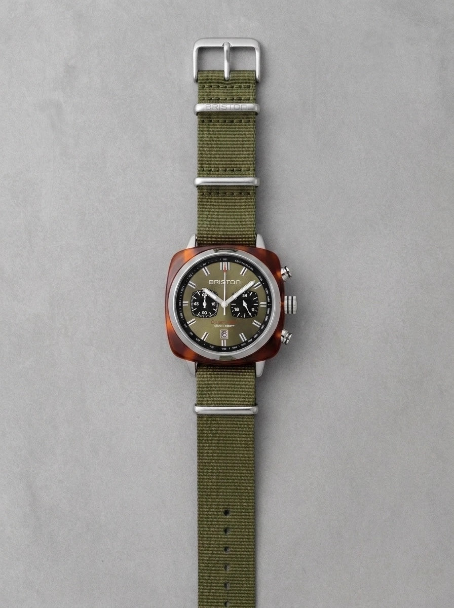 Briston Clubmaster Sport Chrono - Olive