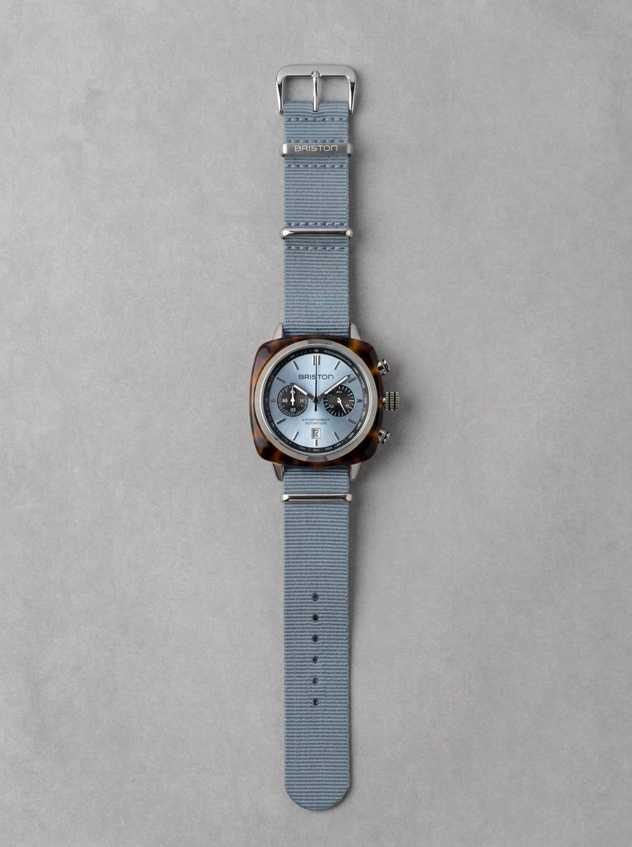 Briston Clubmaster Sport Chrono - Bleu glacier