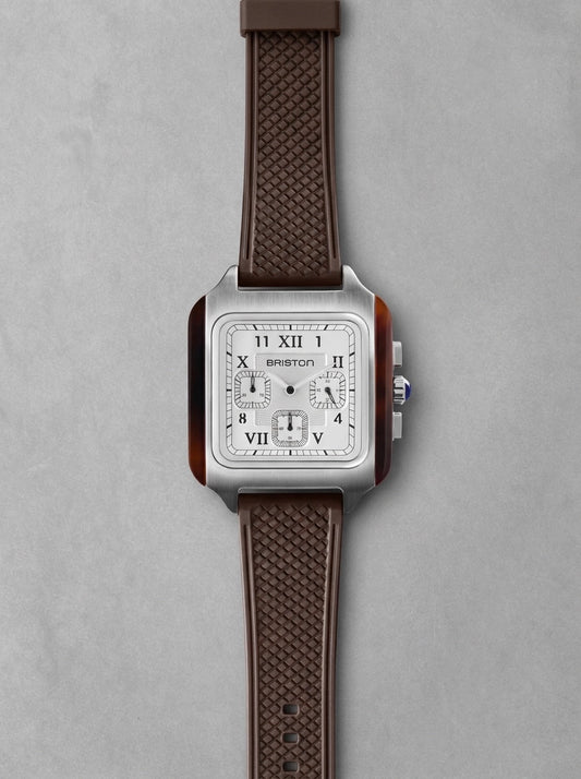 Briston Streamliner Kennedy Chrono Blanc/Chocolat, Blanc/Chocolat