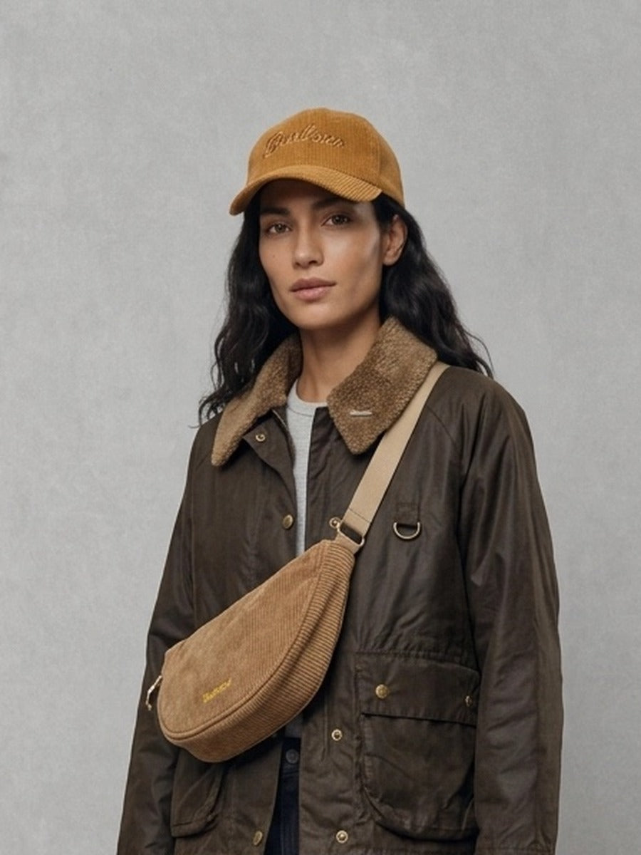 Barbour Ivybridge Cord Cap portée, Brown