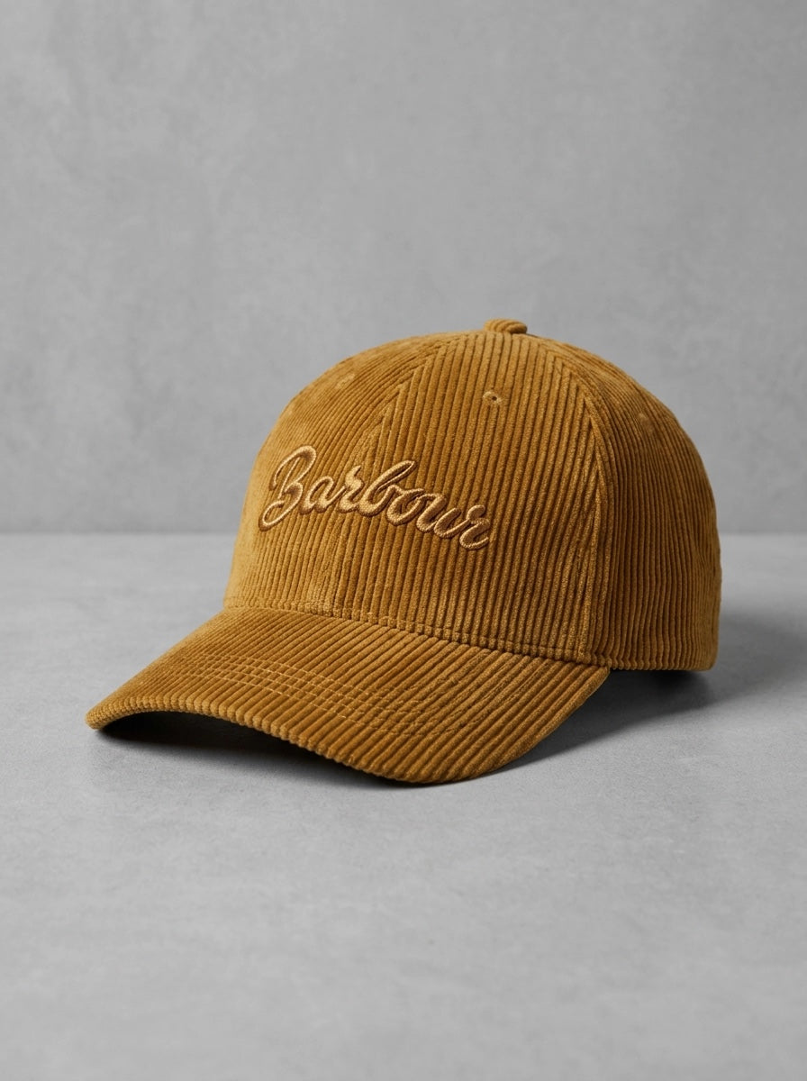 Barbour Ivybridge Cord Cap Brown