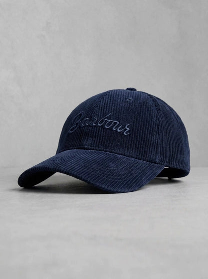 Barbour Ivybridge Cord Cap Navy