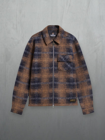 Barbour Oswald Fleece Overshirt, à plat