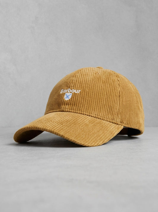 Barbour Preston Cord Cap Beige