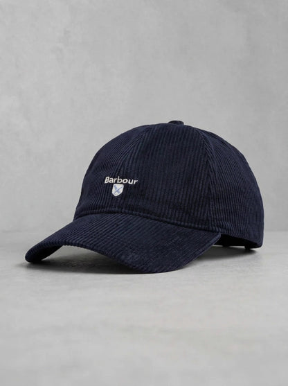 Barbour Preston Cord Cap Navy