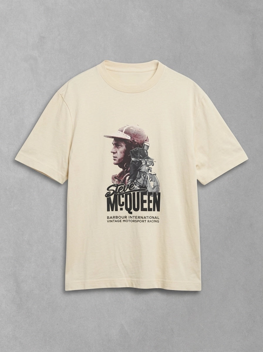Barbour Smq Rainey Graphic T-Shirt à plat, Chalk