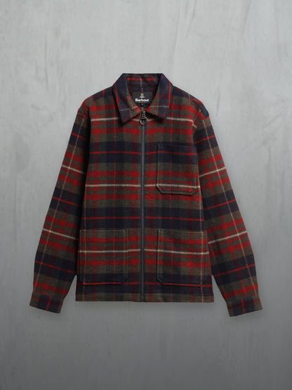 Barbour Southview Checked Overshirt, à plat