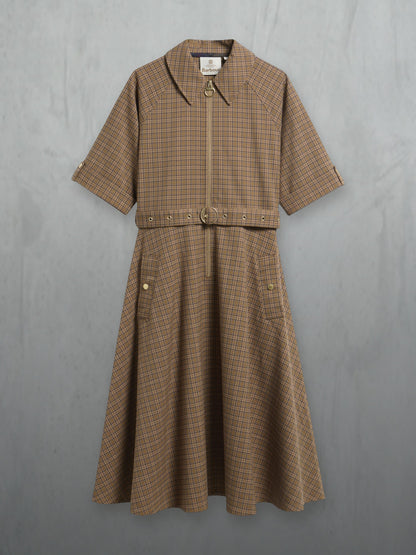 Barbour Woman Carville Midi Dress, à plat