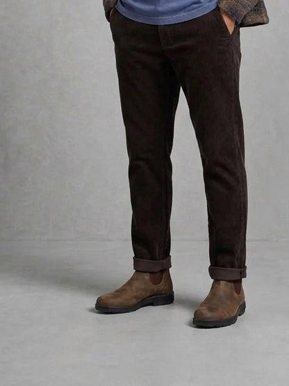 Blundstone 585 Chelsea Boot porté, Rustic Brown