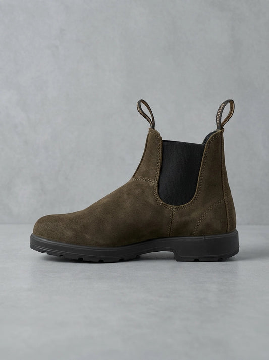 Blundstone 1615 Chelsea Boot Suède, Dark Olive