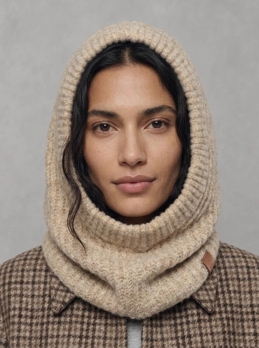 Barbour Woman May Snood portée, Oat