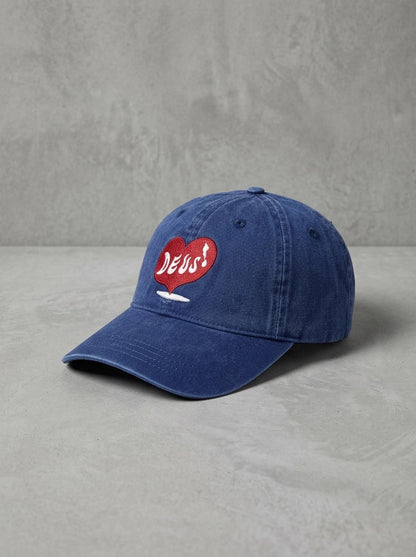Deus Deep Cut Dad Cap Limoges Blue