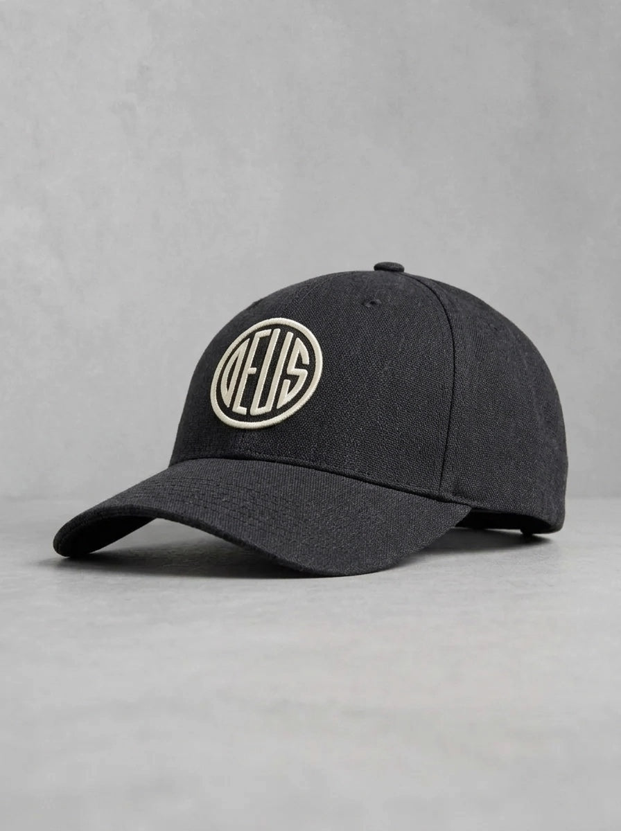 Deus Pill Deboss Cap Black