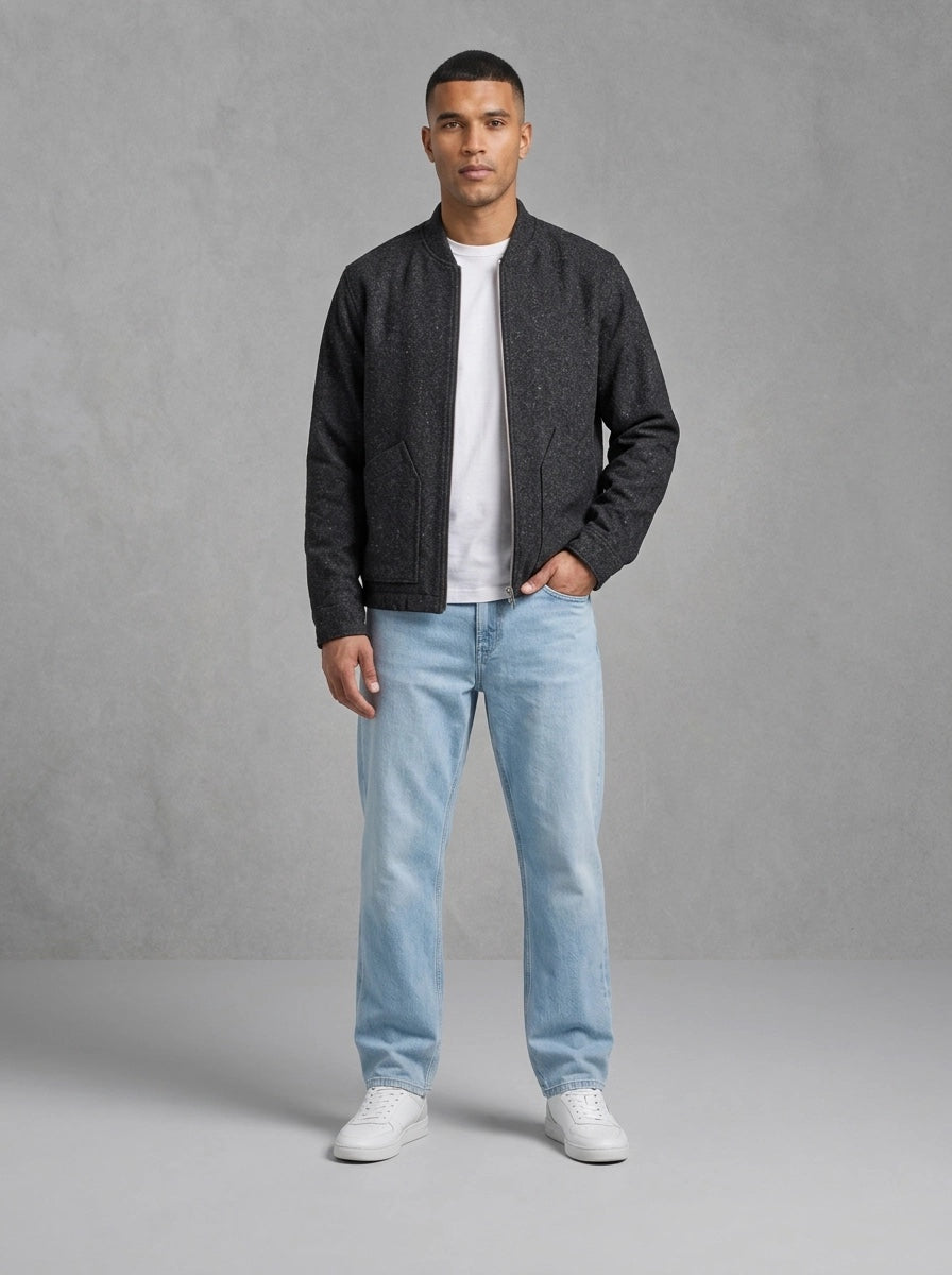Dstrezzed Cole Bomber porté, Charcoal