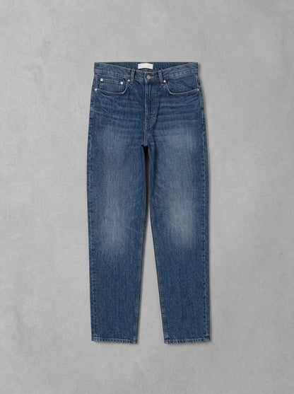 Edwin Cosmos Pant à plat, Blue Plaza Wash