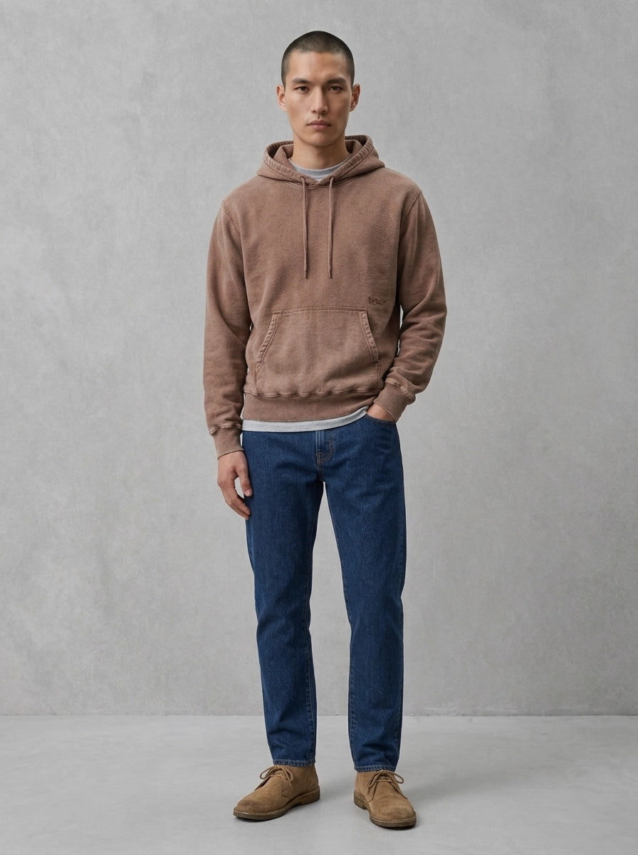 Edwin Regular Tapered Jeans porté, Blue Easy Wash