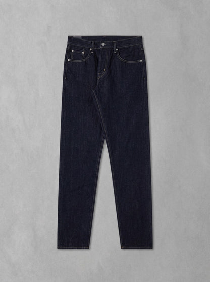 Edwin Regular Tapered Jeans à plat, Blue Rinsed