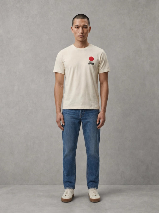 Edwin Sun T-Shirt porté, Fog