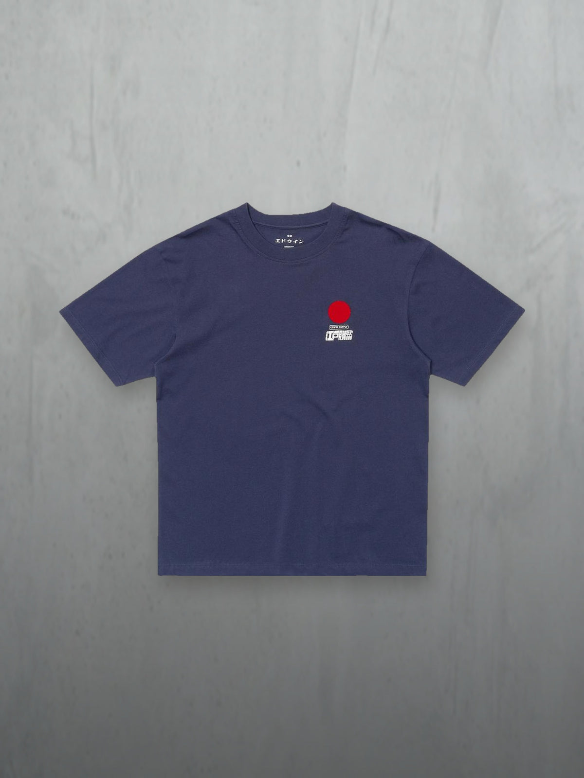 Edwin Sun T-Shirt Maritime Blue, à plat