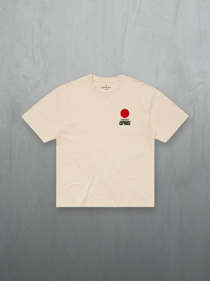 Edwin Sun T-Shirt Fog, à plat