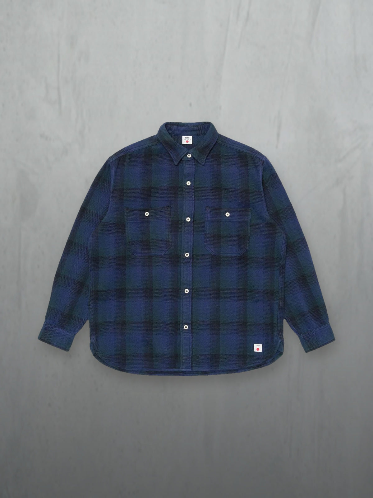 Edwin Work Shirt Ls, à plat