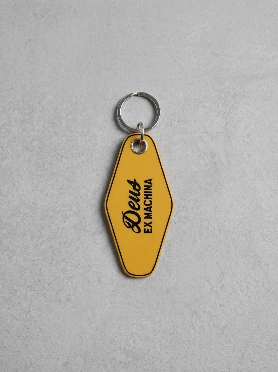 Deus Key Tag Jaune