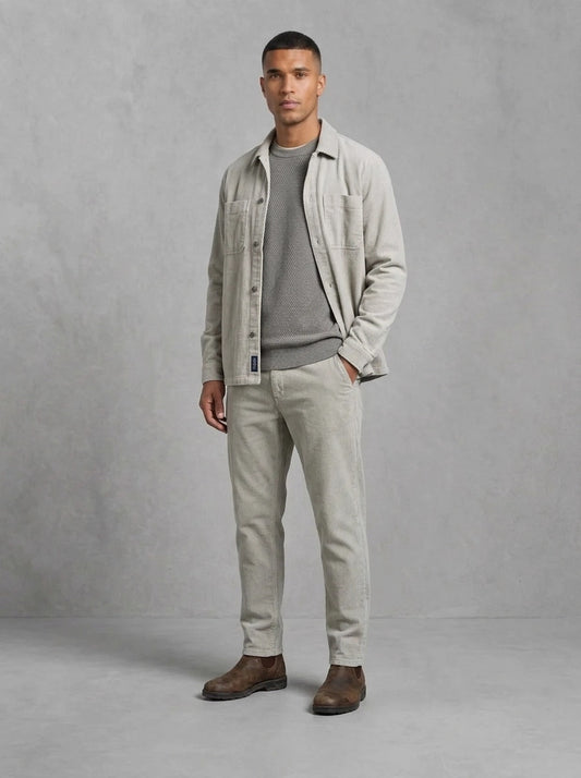 Pantalon en velours grosses côtes Dstrezzed Logan, Vintage Sand