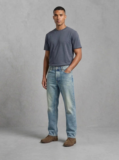 Dstrezzed Logan jean denim délavé vintage, porté