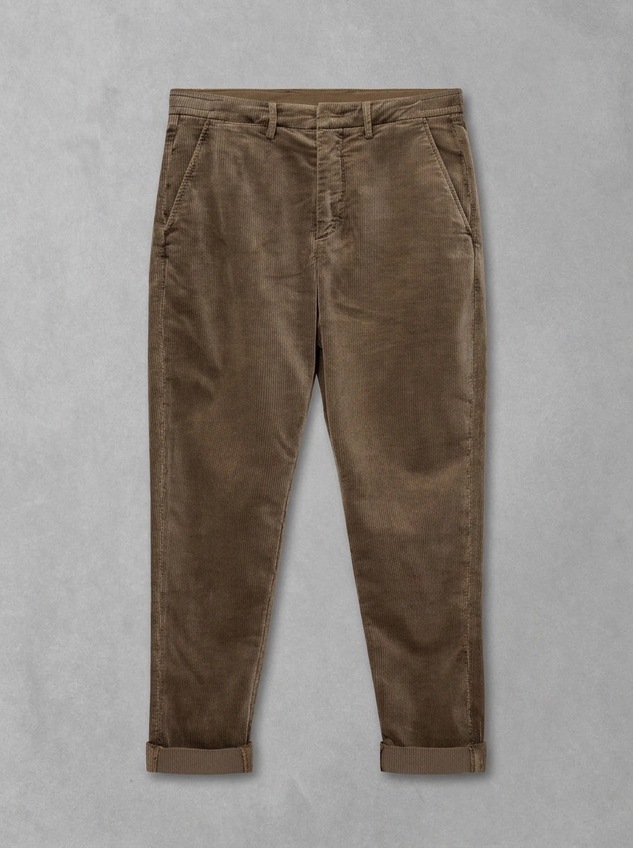 Mos Mosh Hunt Corduroy Pant à plat, Black Coffee