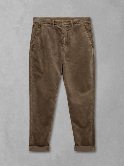 Mos Mosh Hunt Corduroy Pant à plat, Black Coffee