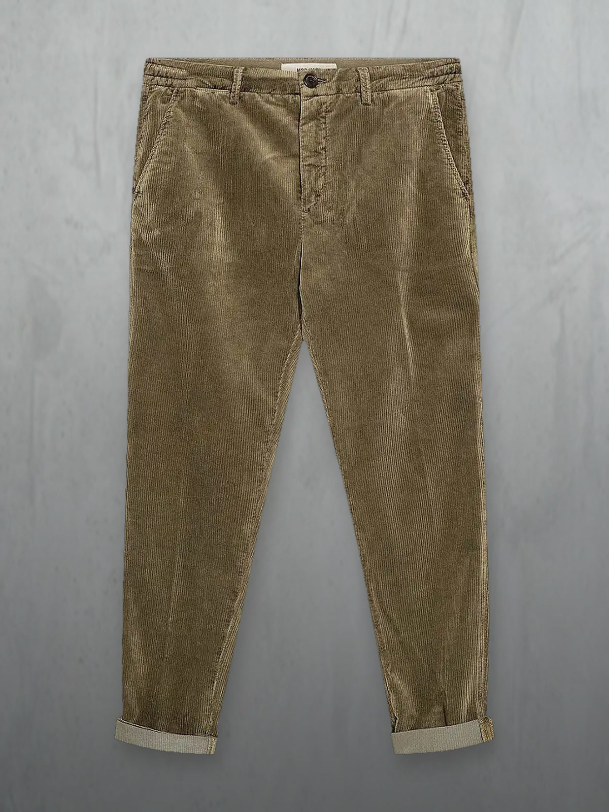 Mos Mosh Hunt Corduroy Pant à plat, Olive Night