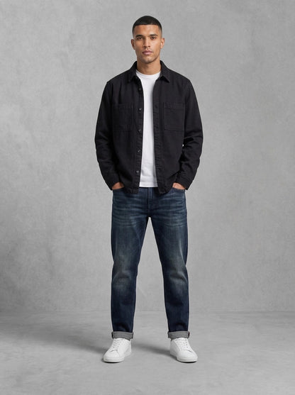 Mos Mosh Andrew Parma Jeans porté, Mid Blue