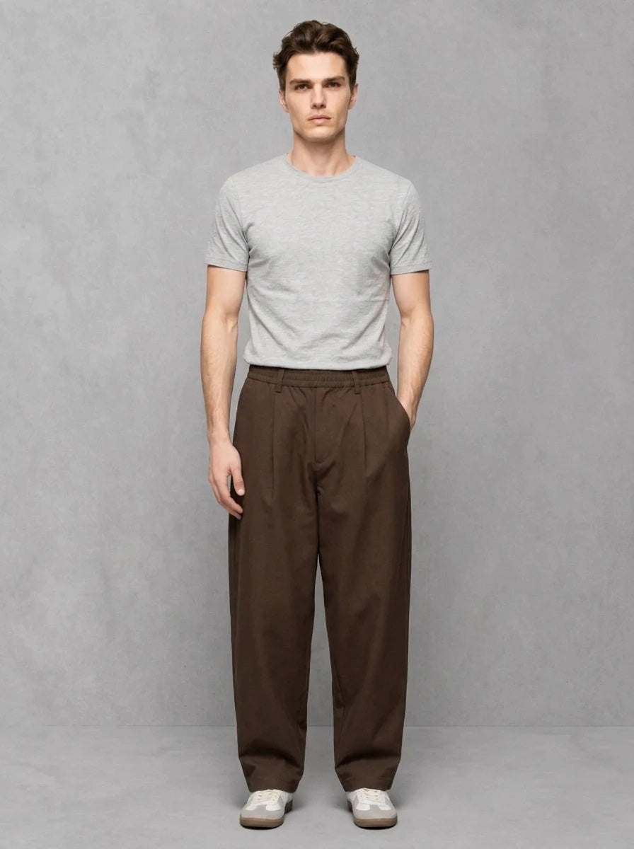 Wooden Osaka Pantalon porté debout, Moro